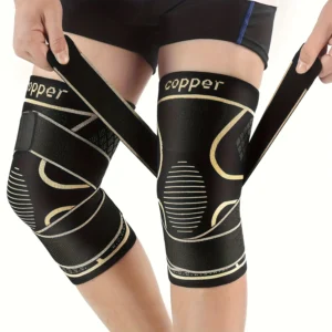 Copper Knee Sleeves With Two Straps