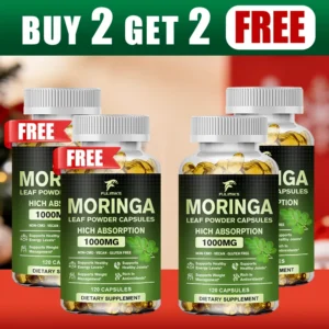 Buy 2 Get 2 Free! Pure Moringa Supplement Energy, Metabolism and Immune